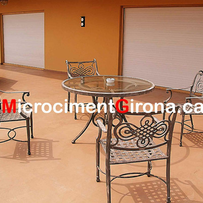 Microcemento exteriores rugoso rustico