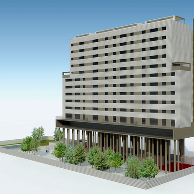 MIRADOR SAN JORGE EN EL PARQUE DE VALDEBEBAS