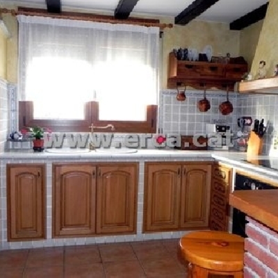 mobiliario y techo de cocina