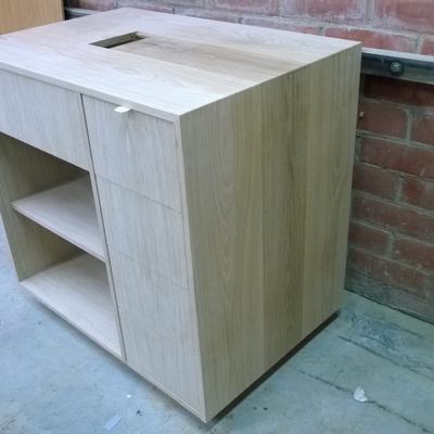 Moble de Bany fet amb roure