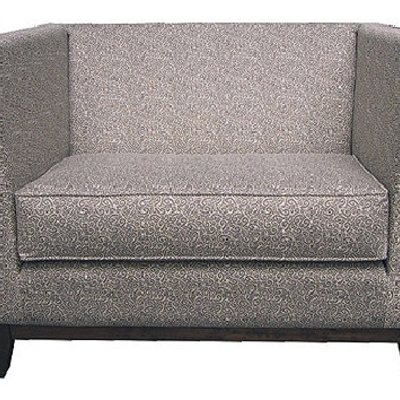 moderna butaca bastante cuadrada