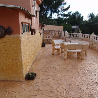 MOLDE IRREGULAR Y FACHADA MOLDE PIEDRA VULCANICA