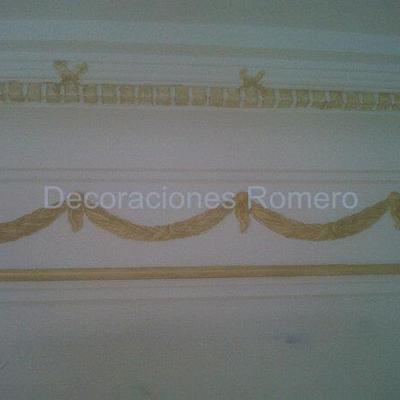 Moldura decorada