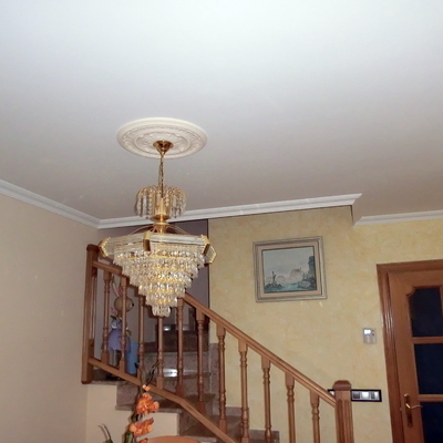 Molduras de escayola.