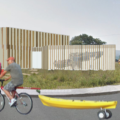 Edificio de uso náutico deportivo en la Illa de Arousa (Pontevedra)