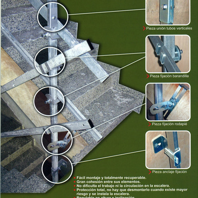 Montaje Barandilla Protección Escalera
