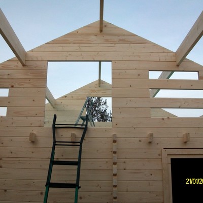 Montaje casa de madera Asva