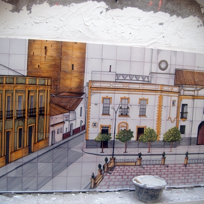 mosaico de la plaza de la algaba