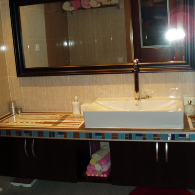 mueble baño de obra