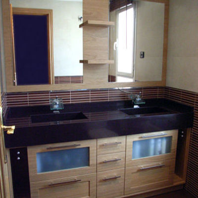 Mueble con encimera integral