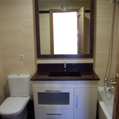 Mueble con lavabo integrado