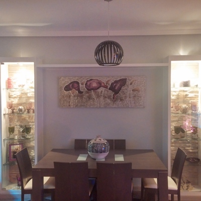 Mueble de diseño de escayola