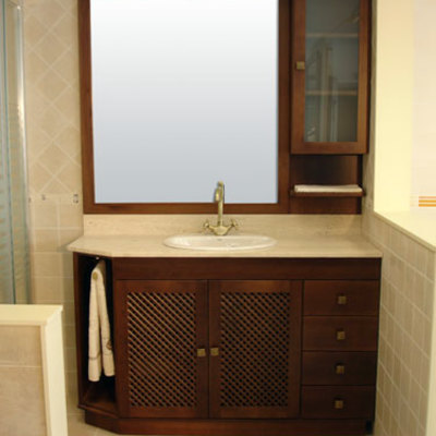 Mueble rustico nogal