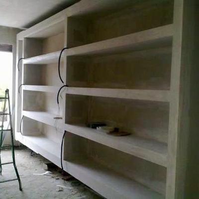 mueble trofeos torero.