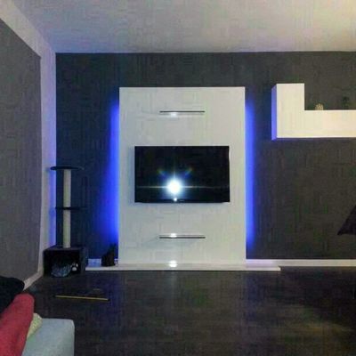 mueble tv lacado brillo