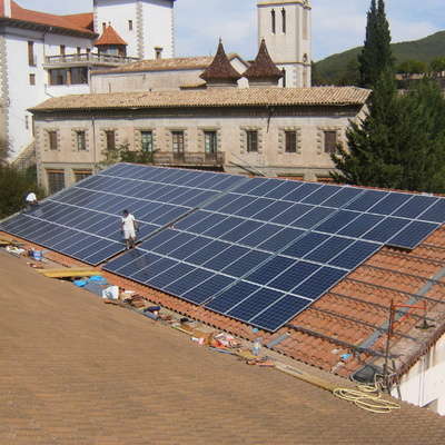 instalación fotovoltaica  en Pallé .Pallars Jusà