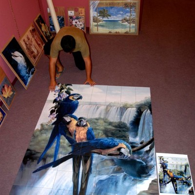 Mural Decorativo Loros