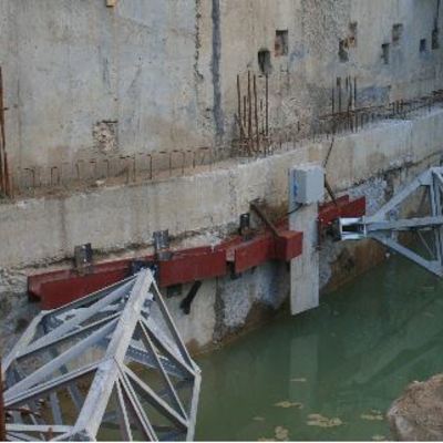 Cedimiento de un muro pantalla en Coruña