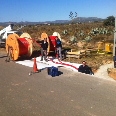 Linea subterránea alta tensión 2º