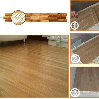 Parquet de madera natural con nuevo sistema de instalación