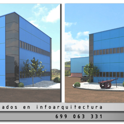 Nave industrial 3d
