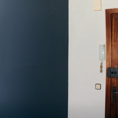 Negro satinado y gris mate