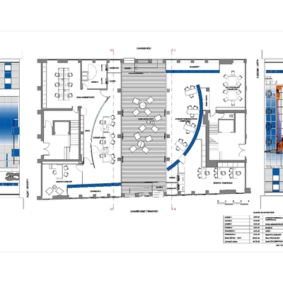 Oficina bancaria. Nova distribució i diseny interior 
