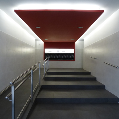 OBRA DE INSTALACION DE ASCENSOR. PAMPLONA