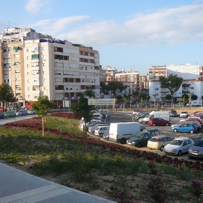 Aparcamiento de Isla Chica (Huelva)