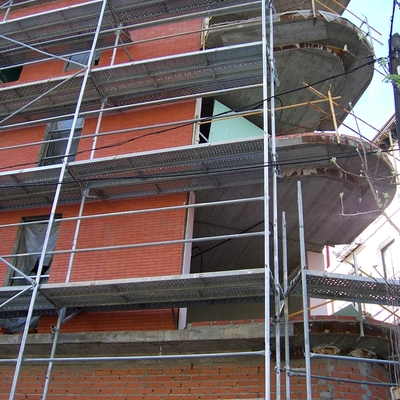 Obra nueva, edificio de viviendas.