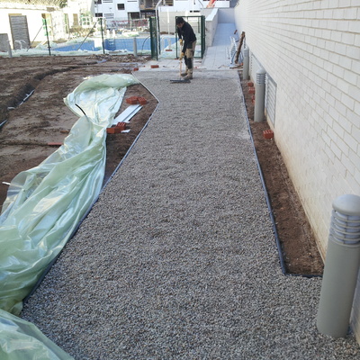 Obras de jardinería