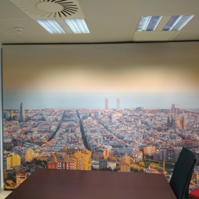 enrollable con estampación digital