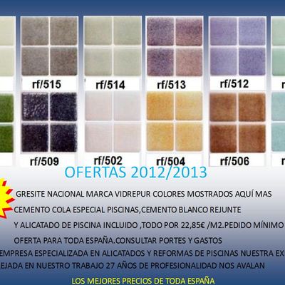 oferta gresite piscinas hasta final 2012