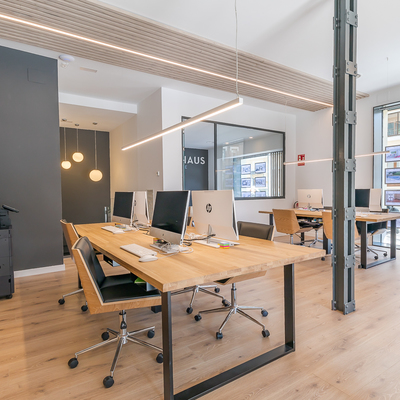 Reforma de oficina vintage