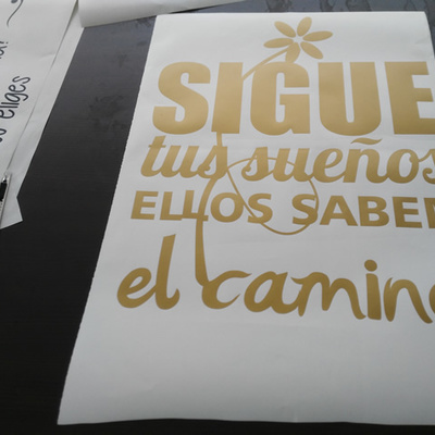 Vinilos de pared con Frases y Citas "Sigue tus sueños, ellos saben el camino"