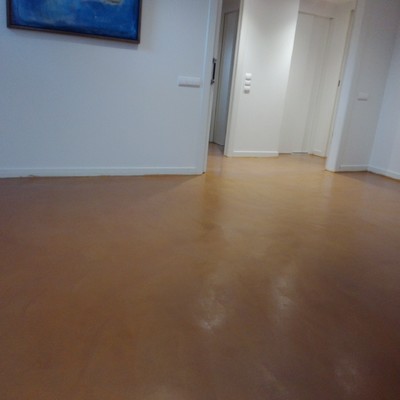 MICROCMENTO CON VELADURAS, SUELOS