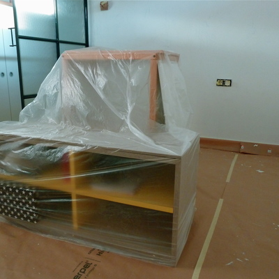 preparant per pintar