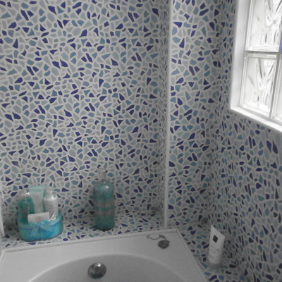 Tancament de galeria per instal.lar banyera hidromassatge