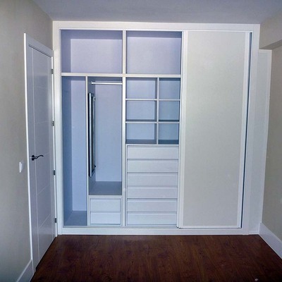 Armario empontrado melamina blanca 