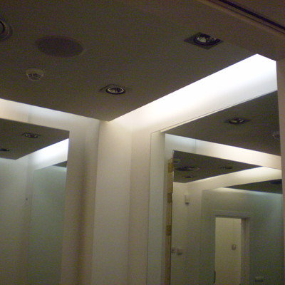 Decoración en Pladur y luces LED