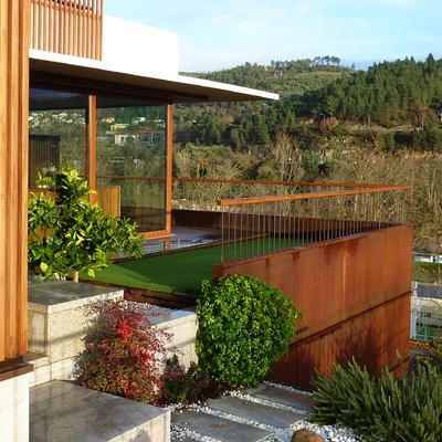 Fachada vivienda en Ourense