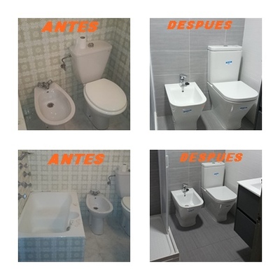 Antes y después.