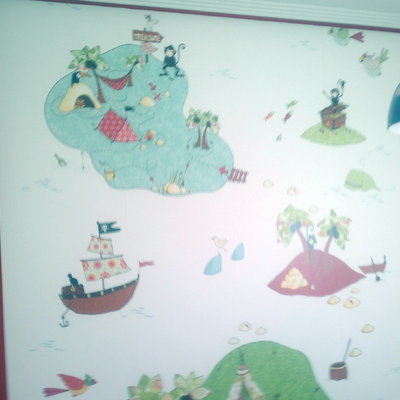 panel de papel, con pintura en los laterales