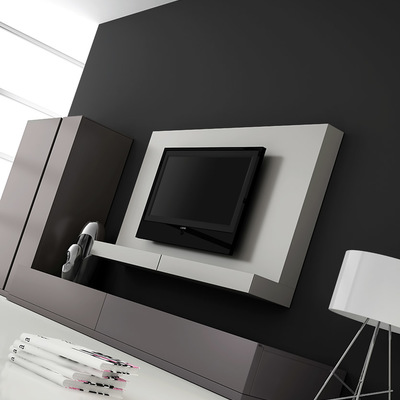 Panell TV Area lacat gris clar