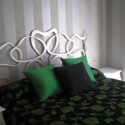 Papel de pared, colchas, cojines