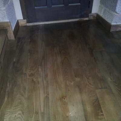 parquet de castaño rustico