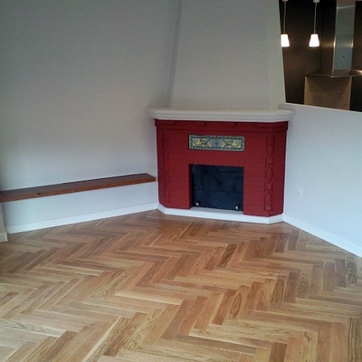 PARQUET FLOTANTE ROBLE ESPIGA
