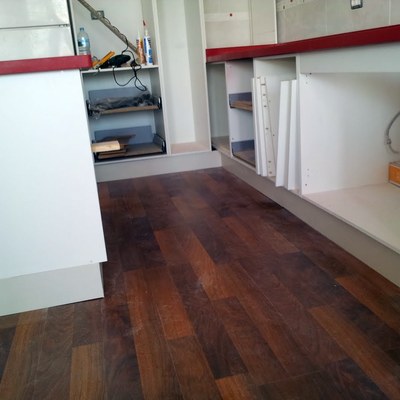 parquet y cocina