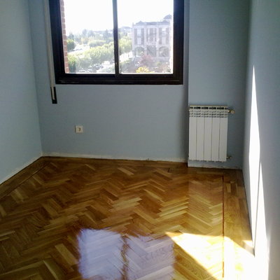 parquet y pintura