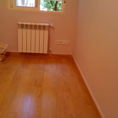 parquet y pintura